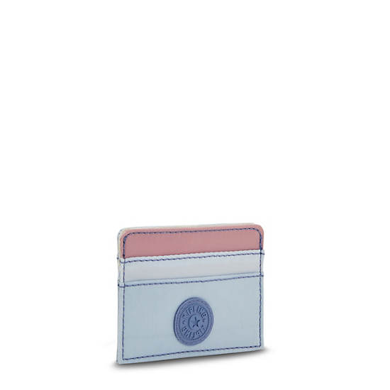 Kipling Cardy Card Holder Taske Lyseblå Lyserød | DK 2054BE